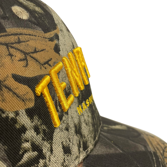 3D Embroidered Camo Trucker Hat