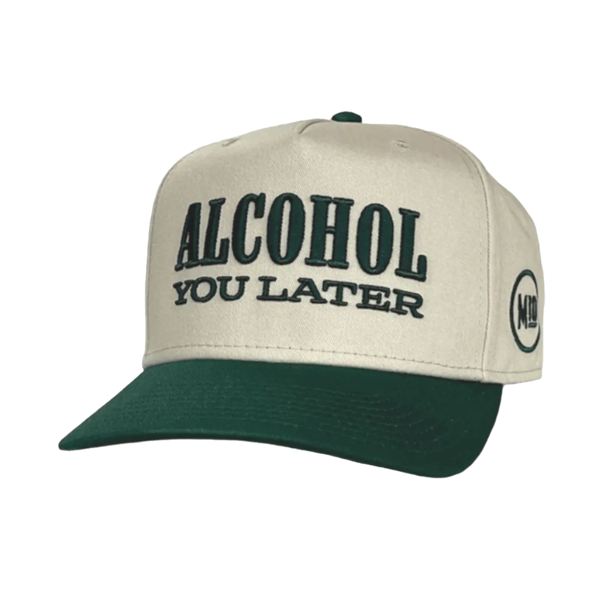 Alcohol You Later Green Trucker Hat