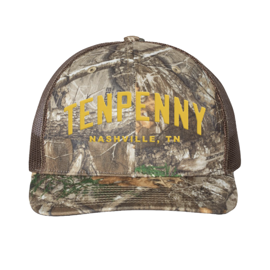 3D Embroidered Camo Trucker Cap