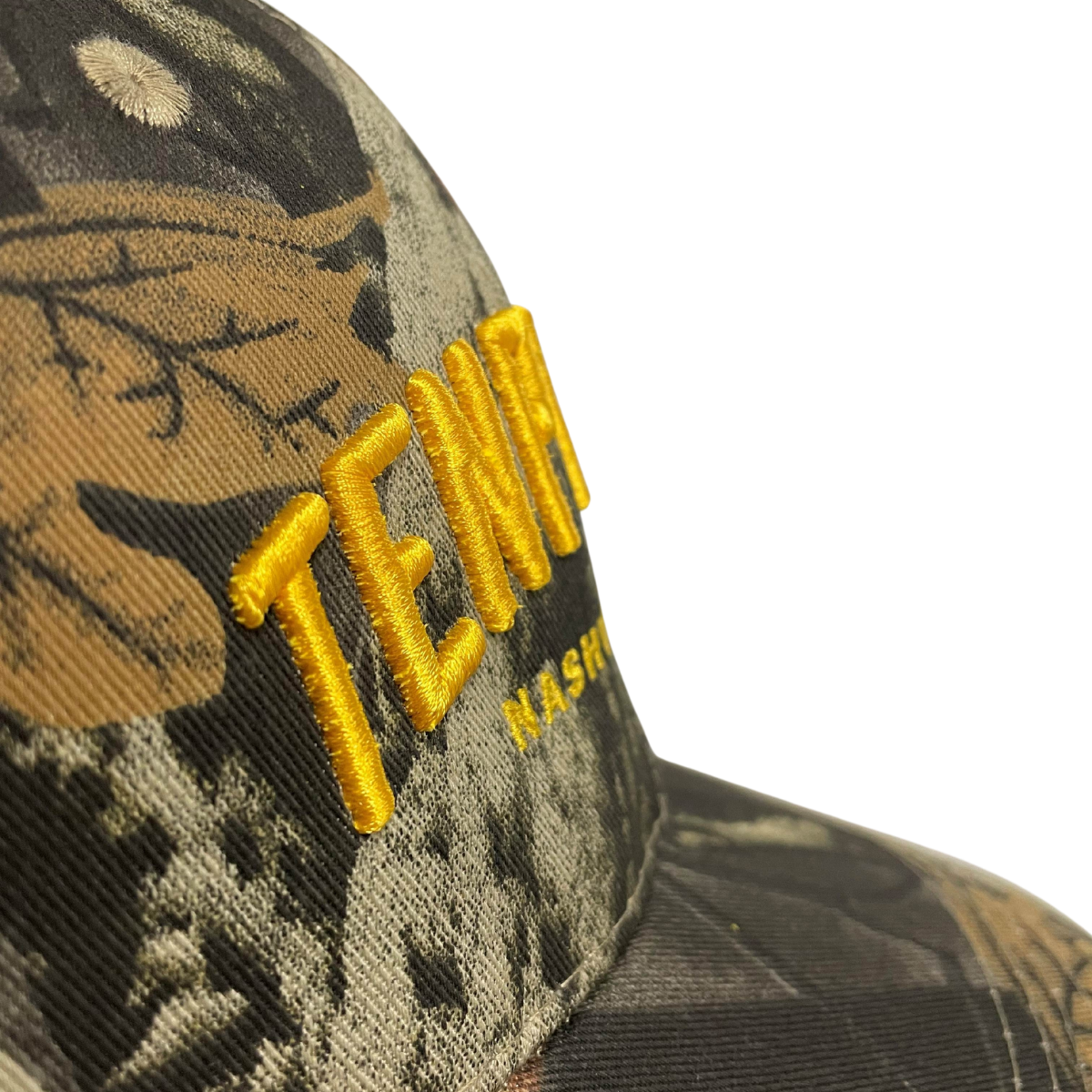 3D Embroidered Camo Trucker Cap